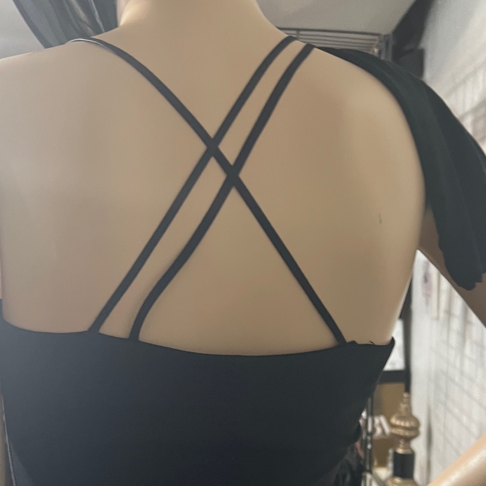 City Triangles Black Maxi Dress Evening Gown.Homecoming or Prom. Wedding guest - Picture 5 of 13